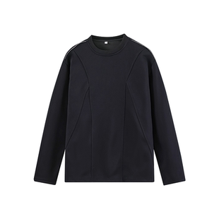 新款 T2603 长袖 白底 P25 拉链T恤 1000件华棉320g2026春款