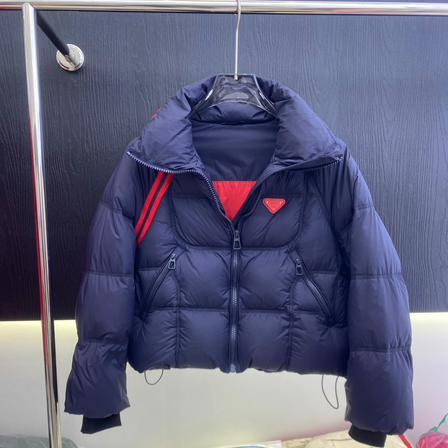 25年冬季新款时尚立领短款羽绒服