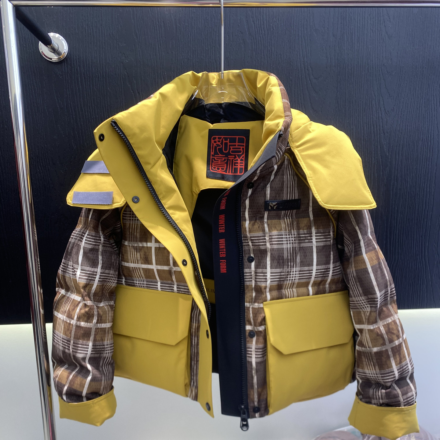 国风羽绒服女短款加厚可脱卸帽