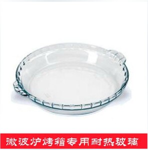 菲内克斯钢化玻璃鲍鱼盘 微波炉烤箱用 钢化玻璃盘 烘焙烤盘 菜盘