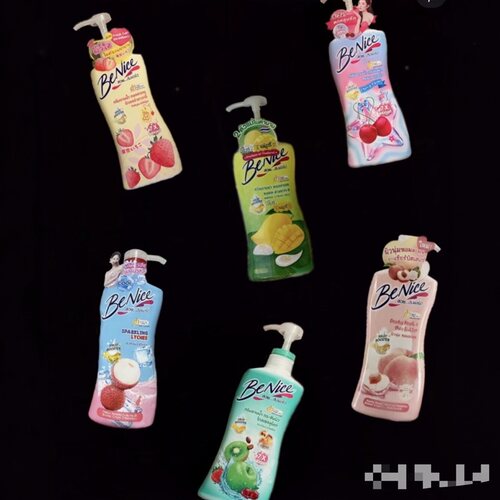保税区发！闭眼冲！好爱果香！泰国benice水果香沐浴露草莓奇异果