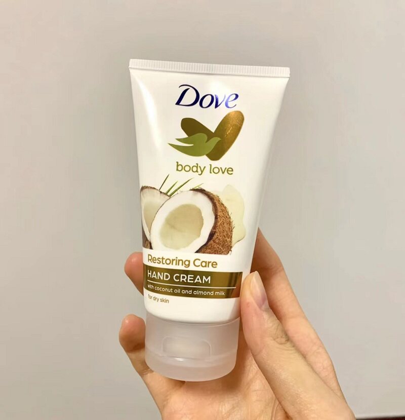 保税!椰香满满~Dove多芬椰香护手霜75ml保湿滋润补水小巧便携