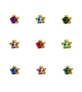 美国进口STUDEX 抗过敏24K金手术医用钢耳钉百分百原装正品 粗针