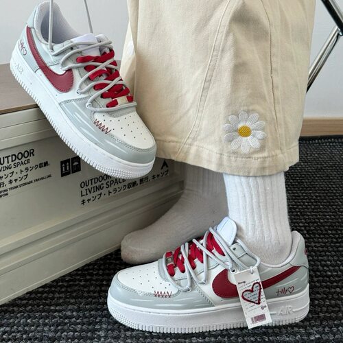 【定制球鞋】Nike Air Force1 情书简约潮流时尚百搭个性涂鸦