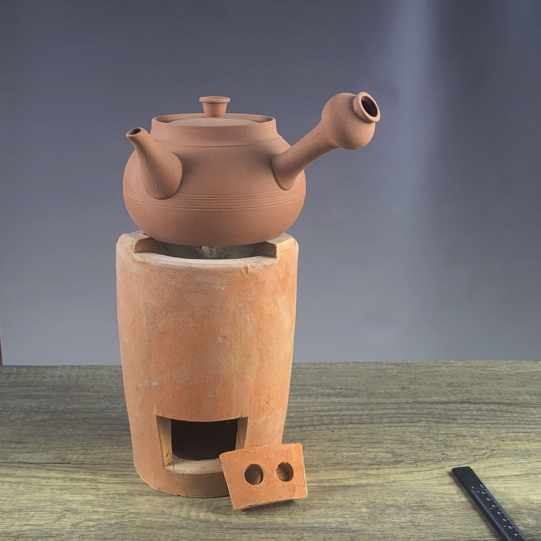 复古手工红泥炭炉煮茶炉小火炉烧炭烧水壶明火砂铫粗陶瓷陶壶炭炉,餐饮具,煮茶炉,淘宝优惠券,粉丝福利购,淘宝优惠卷