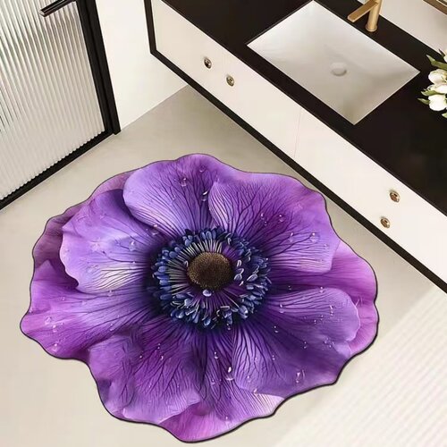 爆款3D异型洗手台浴缸防滑地垫