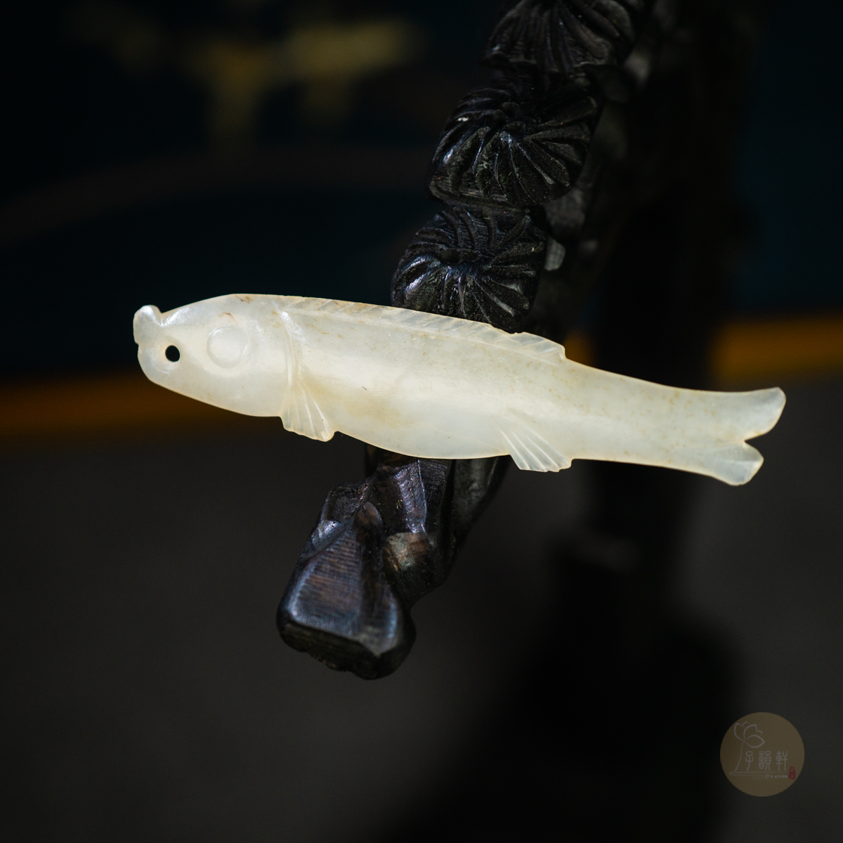 收藏级高古玉西周和田白玉鱼型佩吊坠保真开门包老中原古董籽料