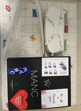 跨境货源小众品牌白色鳄鱼纹时尚女包多种背法包装齐全