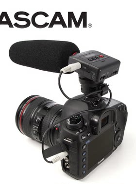 TASCAM/达斯冠 DR-10SG PCM线性录音机 自带 短枪话筒 采访录音笔