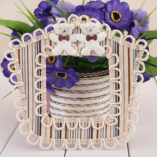 插座墙贴纸红色保护套插座蕾丝