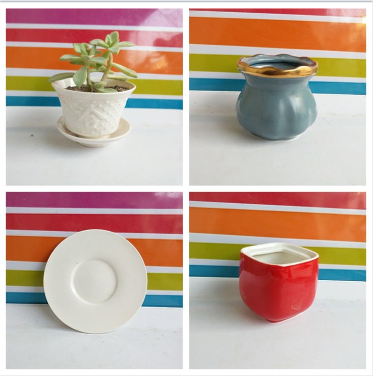 陶瓷餐具花盆底托多肉绿植摆设