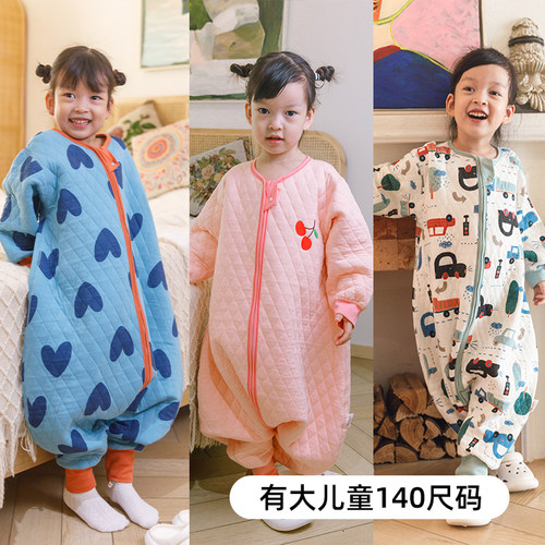 呼西贝保暖儿童睡袋四季防踢被