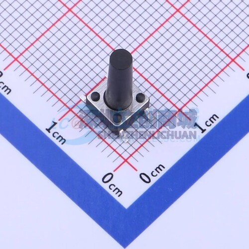 TS-1002S-BR15526 SMD-4P,6x6mm 轻触开关 单刀单掷 圆形按钮 立