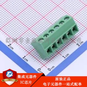 1x6P 3.5mm 直插 排数:1 每排P数:6 DB127S-3.5-6P-GN-S P=3.5mm