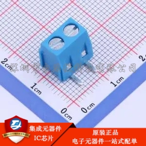1x2P 5mm 弯插 排数:1 每排P数:2 DB127R-5.0-2P-BU-S P=5mm 螺钉