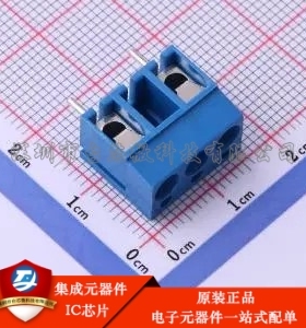 蓝色 直插式/5.0mm 3P 中空 WJ300V-5.0-3P-12-00A P=5mm 螺钉式