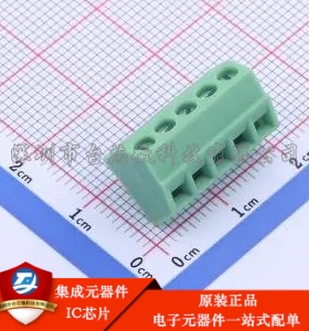 3.5mm 1x5P 排数:1 每排P数:5 直插 KF127S-3.5-5P 插件,P=3.5mm