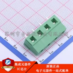 1x4P 7.62mm 直插 排数:1 每排P数:4 DB128V-7.62-4P-GN-S P=7.62