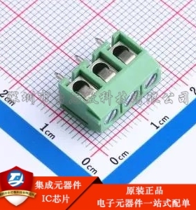 1x3P 5mm 直插 排数:1 每排P数:3 DB301V-5.0-3P-GN-S 插件,P=5mm