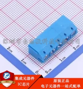 1x5P 5mm 直插 排数:1 每排P数:5 DB301V-5.0-5P-BU-S P=5mm 螺钉