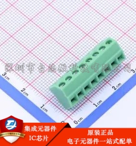 3.5mm 1x8P 排数:1 每排P数:8 直插 KF127S-3.5-8P 插件,P=3.5mm