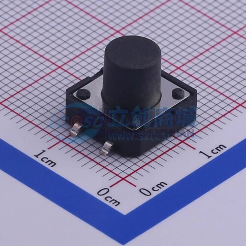 TS-1003S-09526 SMD-4P,12x12mm 轻触开关 单刀单掷 圆形按钮 立