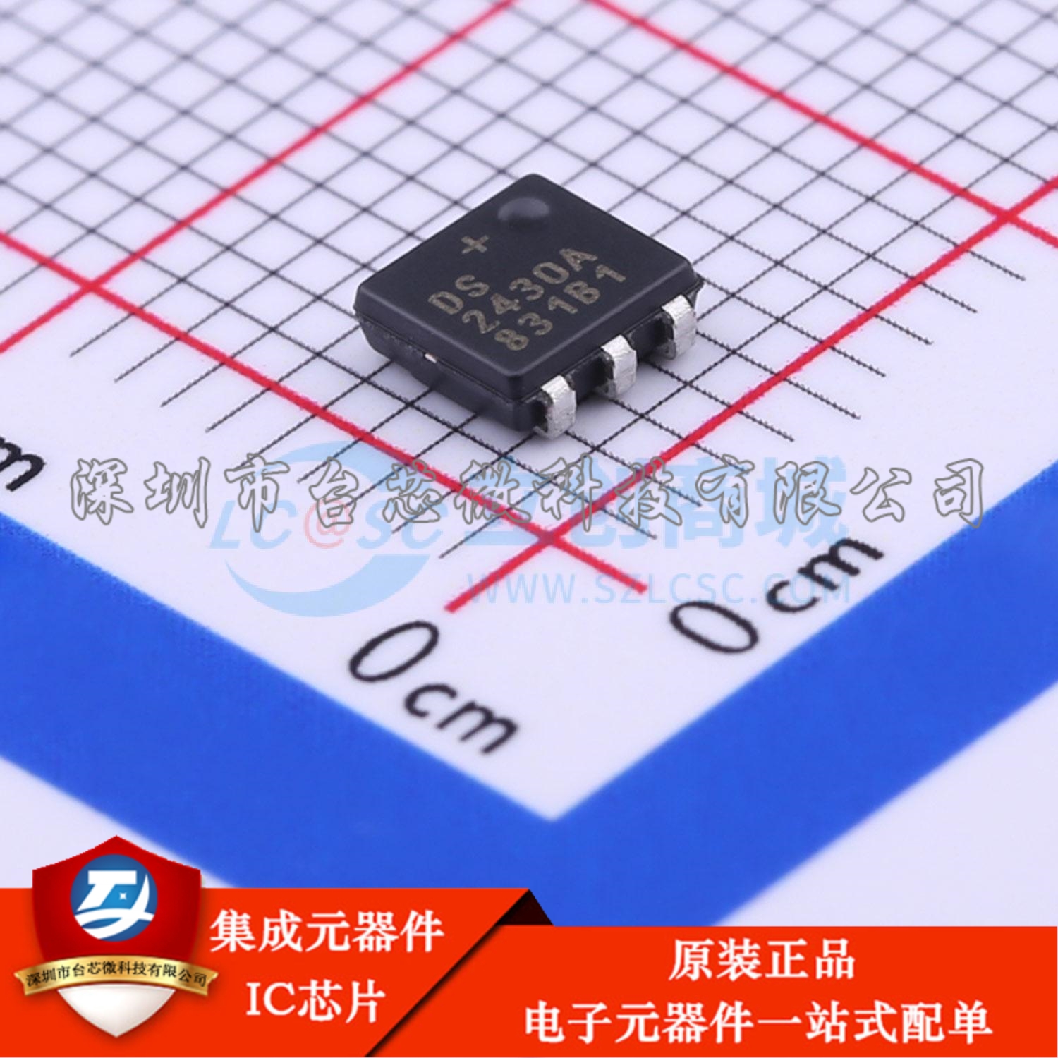 DS2430AP+T&R TSOC-6 EEPROM