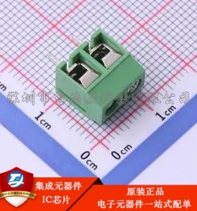 绿色 接线端子 直插式/5.0mm 2P WJ306V-5.0-2P-14-00A P=5mm 螺