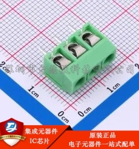 1x3P 5mm 直插 排数:1 每排P数:3 MX301-5.0-03P-GN01-Cu-Y-A 插