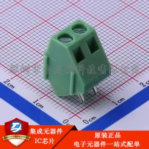 5mm 1x2P 排数:1 每排P数:2 直插 KF103-5.0-2P 插件,P=5mm 螺钉