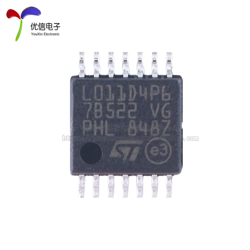 全新原装 STM32L011D4P6 TSSOP-14 ARM Cortex-M0+ 32位微控制器-