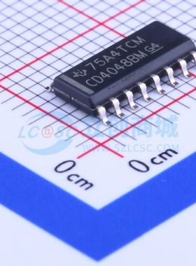 逻辑门 CD4048BM96 SOIC-16 TI/德州 电子元器件配单原装正品