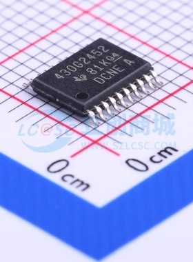 单片机(MCU/MPU/SOC) MSP430G2452IPW20R TSSOP-20 TI/德州 原装