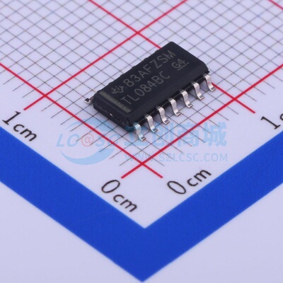 FET输入运放 TL084BCDR SOIC-14 TI/德州 电子元器件配单原装正品