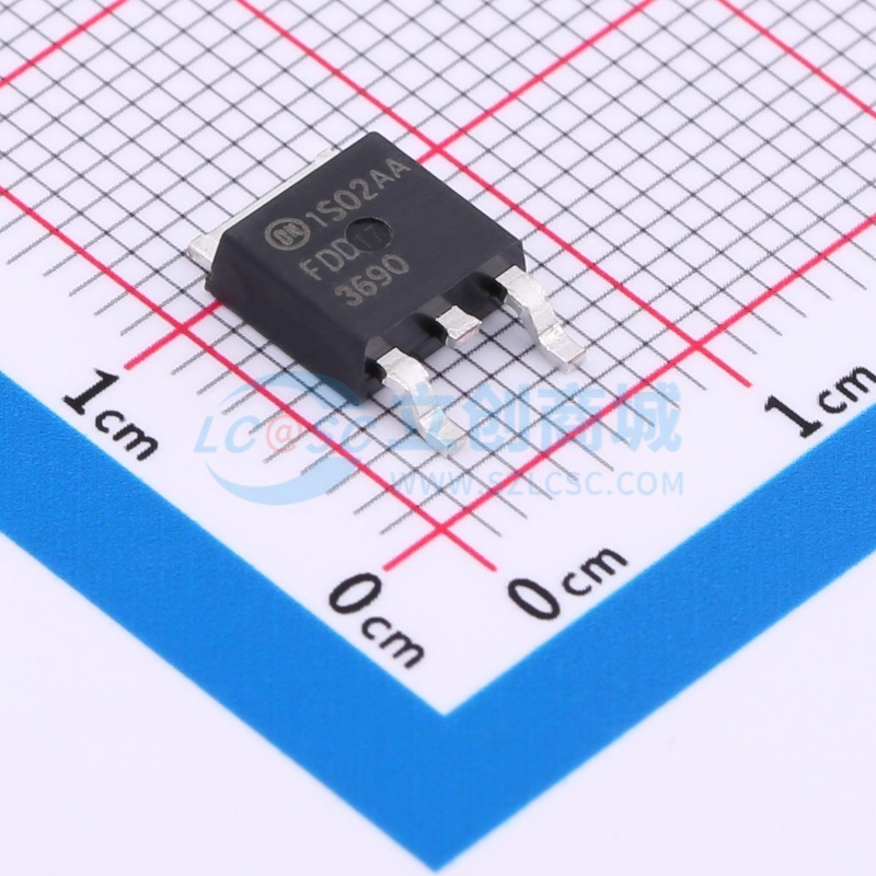 场效应管(MOSFET) FDD3690 TO-252 onsemi(安森美) 电子元件配单