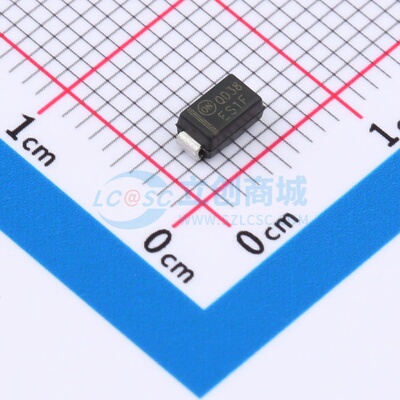 快恢复/高效率二极管 ES1F DO-214AC onsemi(安森美) 电子元器件
