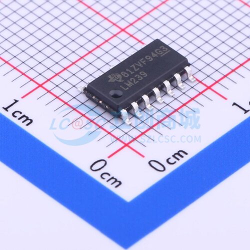 比较器 LM239DRG3 SOIC-14 TI/德州 电子元器件配单原装正品