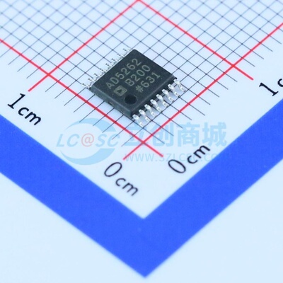数字电位器 AD5262BRUZ200 TSSOP-16 ADI(亚德诺) 电子元器件配单