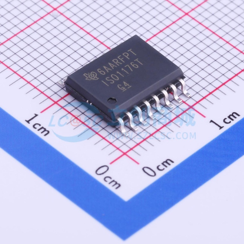 隔离式RS485/422收发器 ISO1176TDWR SOIC-16 TI/德州 电子元器件