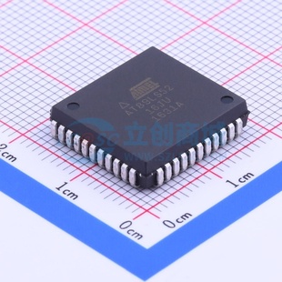 MICROCH PLCC MCU MPU SOC 单片机 16JU AT89LS52 16.6x16.6