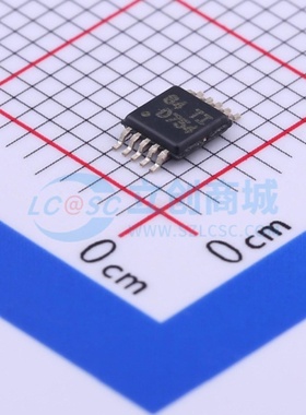 数模转换芯片DAC DAC7554IDGSR MSOP-10 TI/德州 电子元器件配单