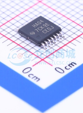 反相器 SN74AHC04PWRG4 TSSOP-14 TI/德州 电子元件配单原装正品