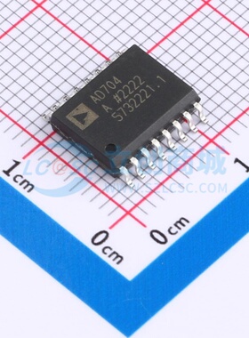 精密运放 AD704ARZ-16-REEL SOIC-16 ADI(亚德诺) 电子元器件配单