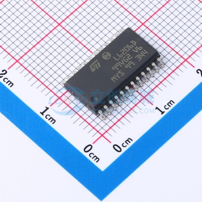 栅极驱动芯片 L6206D SO-24 意法半导体芯片 电子元器件原装正品