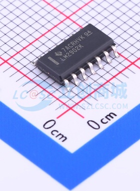 运算放大器 LM2902KDR SOIC-14 TI/德州 电子元器件配单原装正品