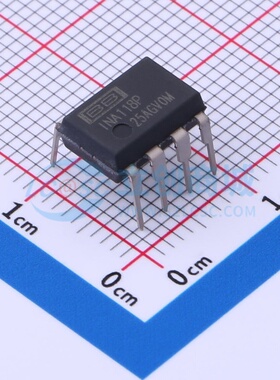 仪表放大器 INA118P PDIP-8 TI/德州 电子元器件配单原装正品
