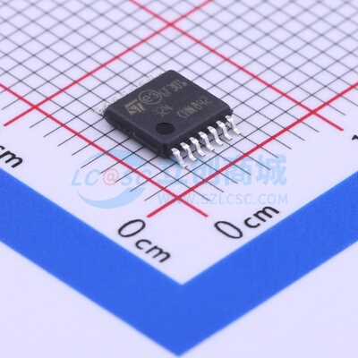 运算放大器 LM324PT TSSOP-14 意法半导体芯片 电子元件原装正品