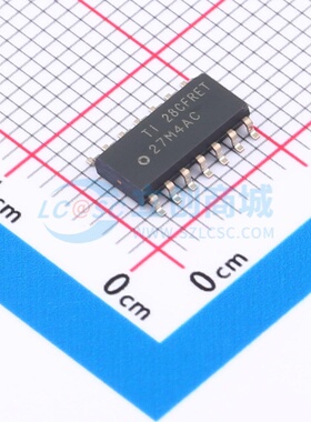 运算放大器 TLC27M4ACDR SOIC-14 TI/德州 电子元件配单原装正品