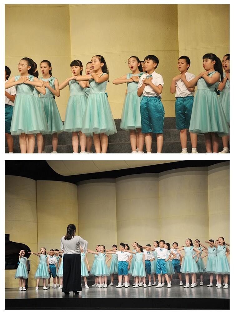 六一儿童大合唱服装男女生中小学儿童演出服