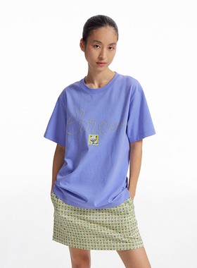 CONP 25SS “流星”动物邮票印花T恤